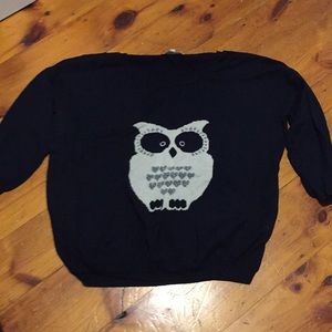 Blue owl sweatshirt